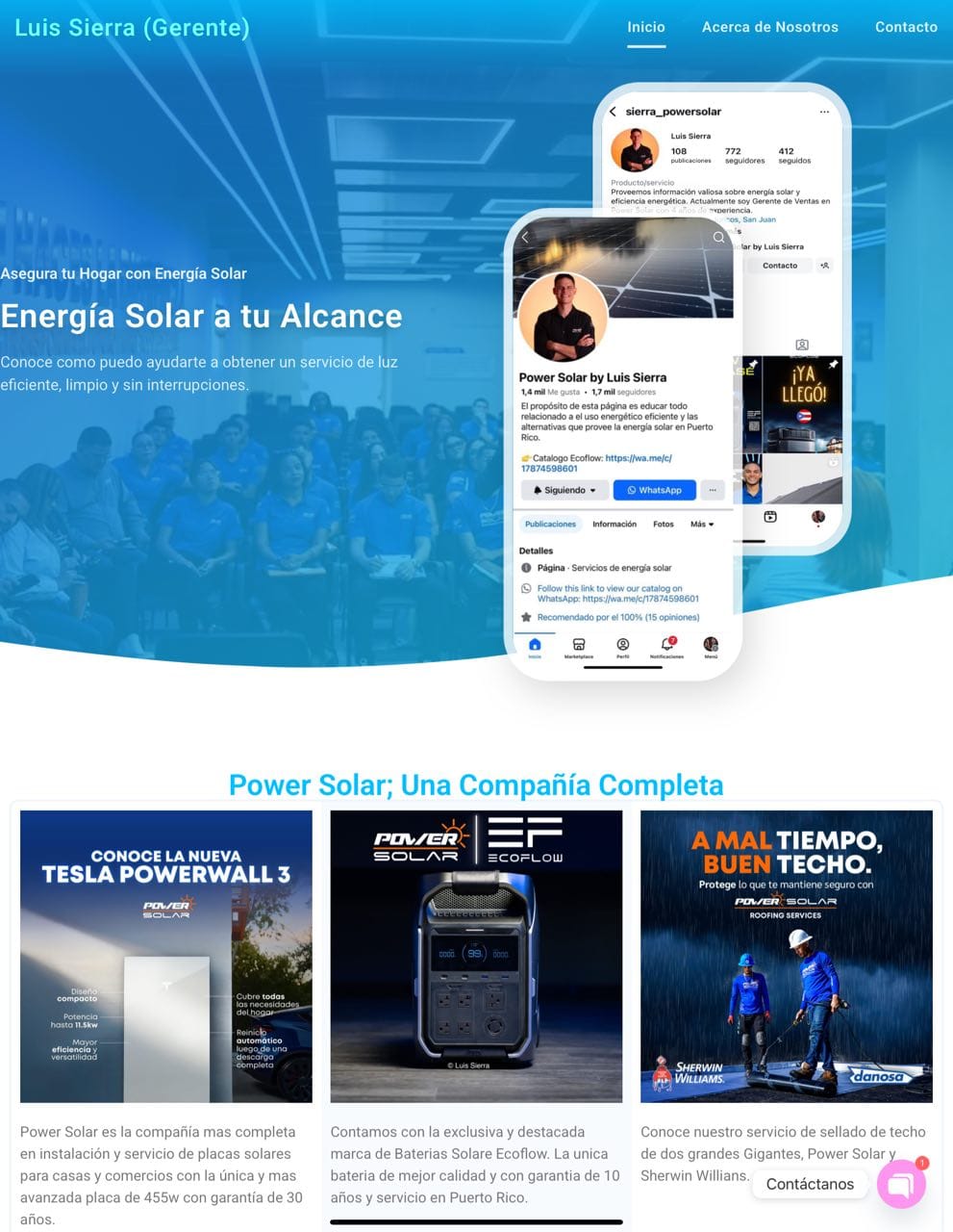 Maquetación y código en pantalla para un sitio corporativo.